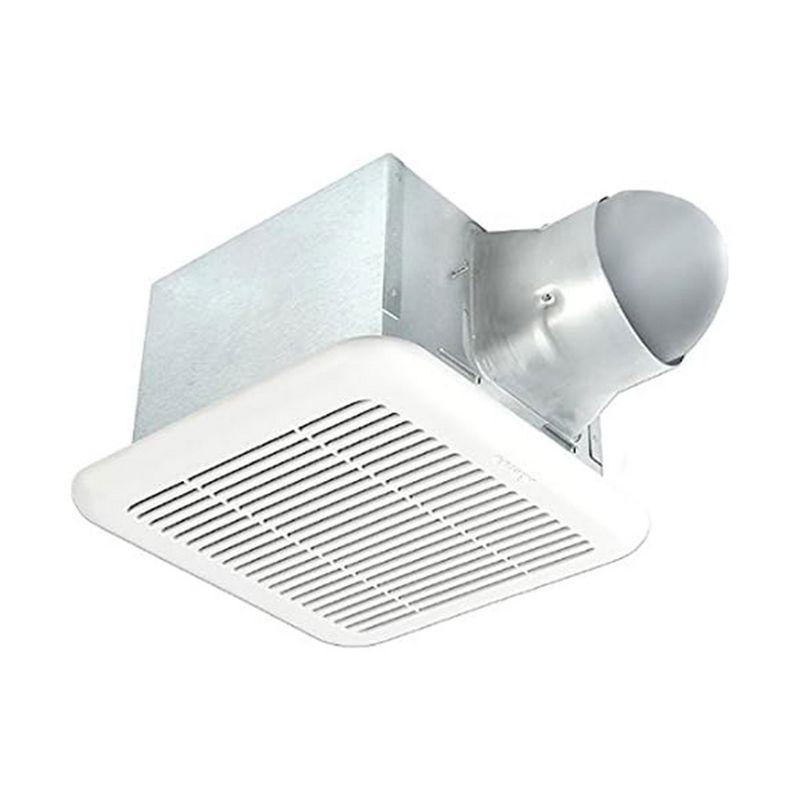 Delta Breez Signature Exhaust Bath Fan Energy Efficient Quiet Operation Motor with Full Speed Adjustable and LED Indicator Light, 80/110 CFM, White