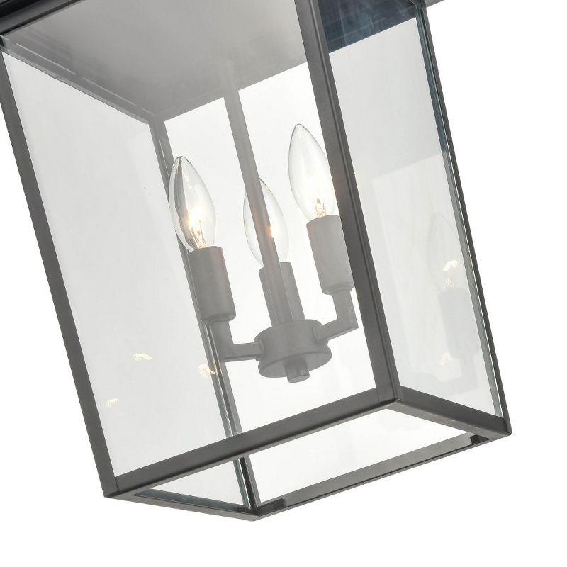 Messerly 3 Light 11" Wide Outdoor Taper Candle Pendant