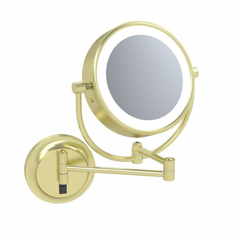 Aptations Kimball Young Metal Concave LED Wall Mirror
