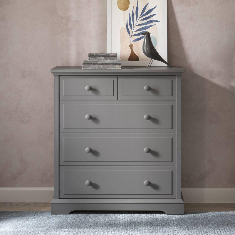 Child Craft Universal Select Chest 4 Drawer Dresser - Cool Gray