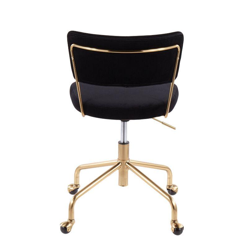 Emmy Gilded Desk Chair