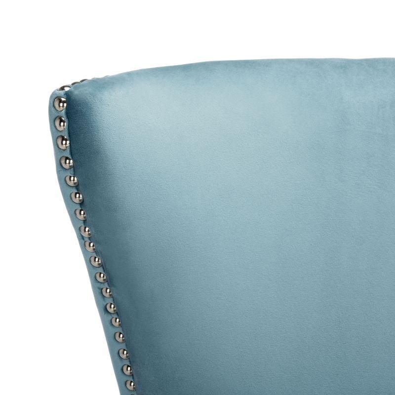 Geode Modern Wingback Chair - SFV4745 - Light Blue - Safavieh Couture