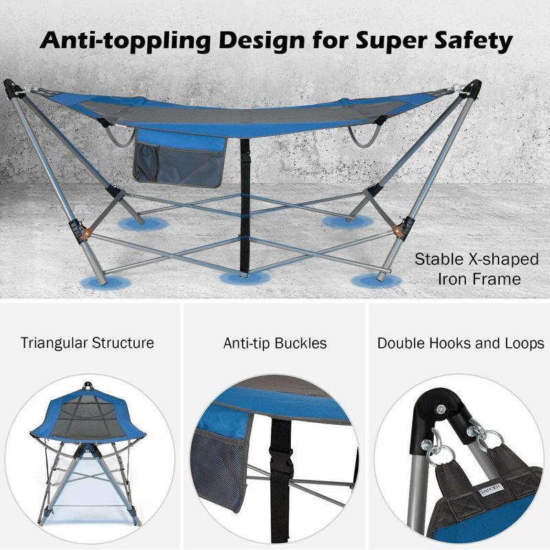 Arlmont & Co. Chrisshanno Camping Hammock with Stand | Wayfair