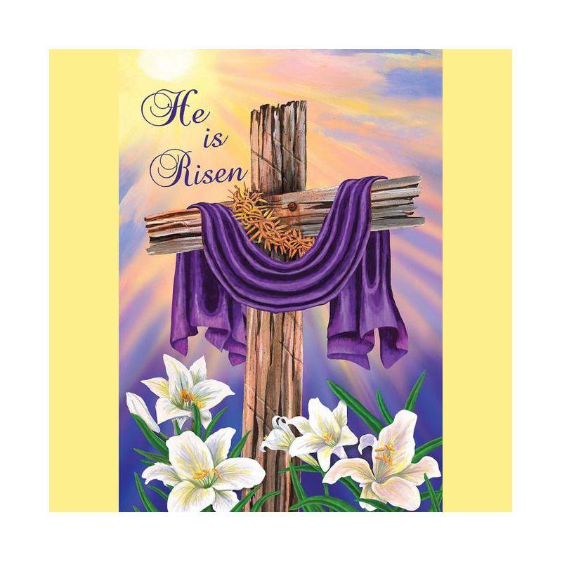 Briarwood Lane Garden Flag 18x12.5 For Outdoor Easter Cross Garden Flag Flag For Easter Garden Flag Flags For Outside