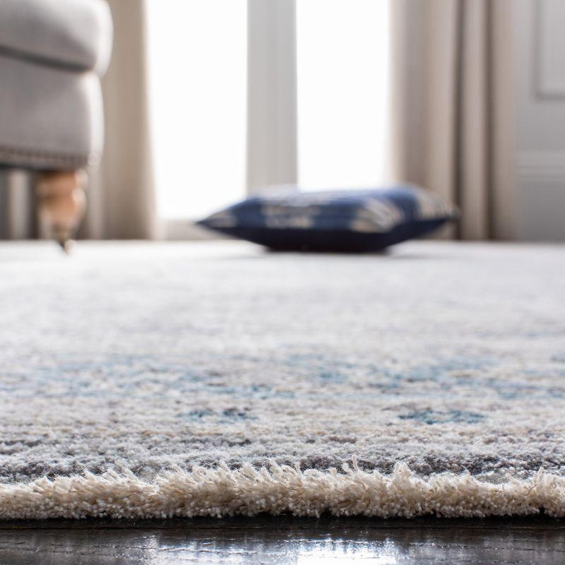 Dream DRM411 Power Loomed Indoor Area Rug - Grey/Blue - 6'7"x6'7" - Safavieh