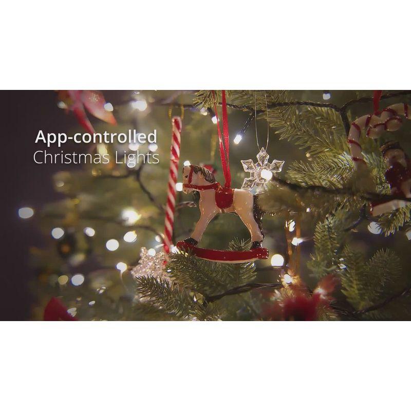 Twinkly Strings App-Controlled LED Christmas Lights Indoor and Outdoor Smart Lighting Decoration