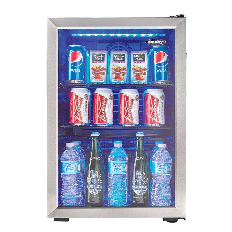 Danby DBC026A1BSSDB 2.6 cu. ft. Free-Standing Beverage Center in Stainless Steel