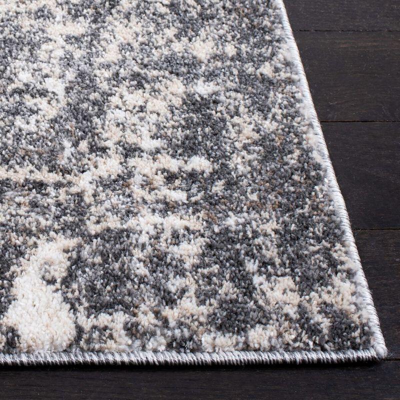 Aston ASN705 Power Loomed Indoor Area Rug - Grey/Ivory - 9'x12' - Safavieh