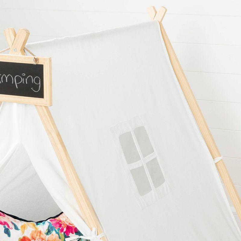 Sweedi Kids' Play Tent with Chalkboard Organic Cotton and Pine  - South Shore