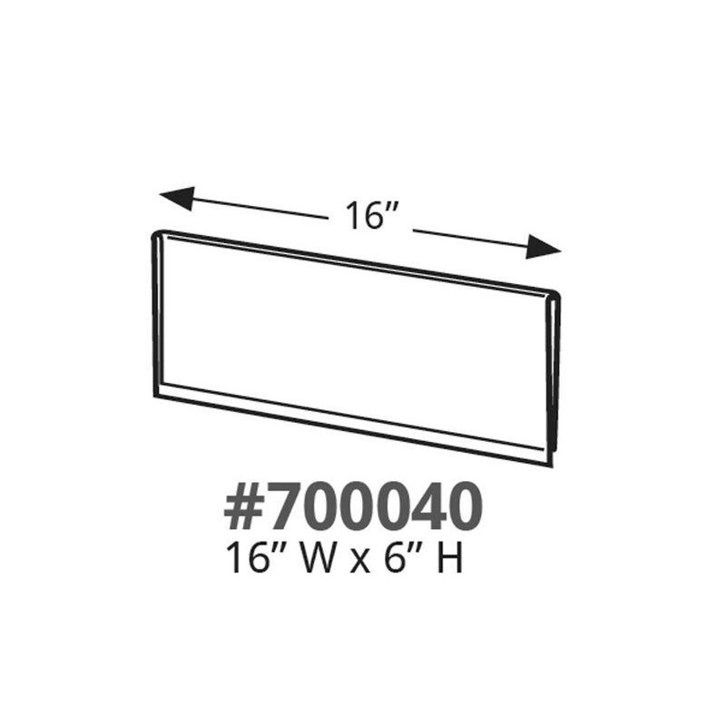 Azar Displays NEW Three-Tier Shelf, 12 Compartment Counter Step Display, 16" wide