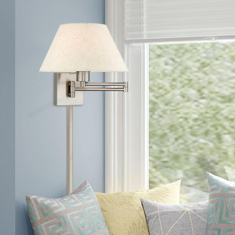 Livex Lighting 1 - Light Wall Light in  Brushed Nickel