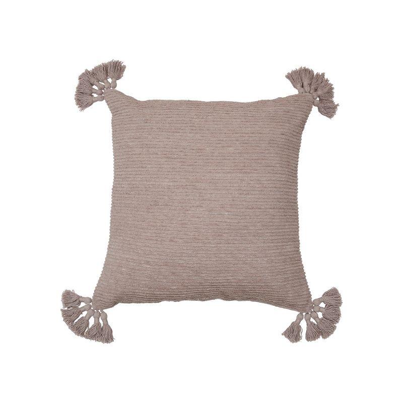 Cotton Blend Throw Pillow