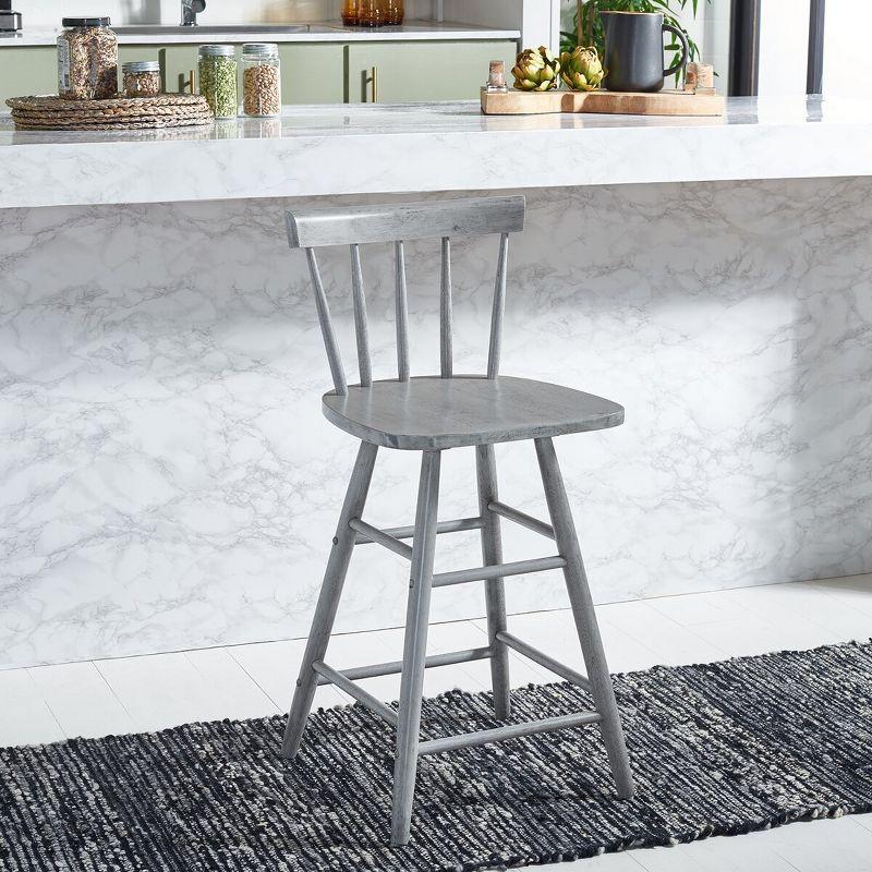 Tally Wood Counter Stool  - Safavieh