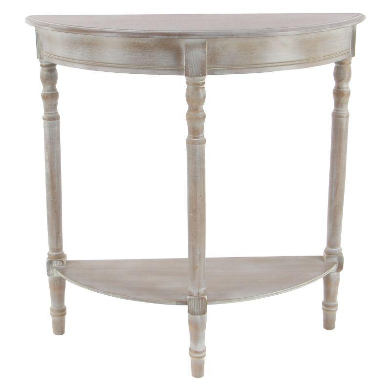 Ophelia & Co. Mcbroom Wood Half Moon 1 Shelf Console Table