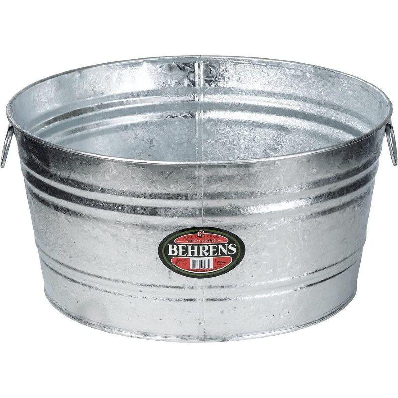 Behrens 17 Gal. Round Hot-Dipped Utility Tub