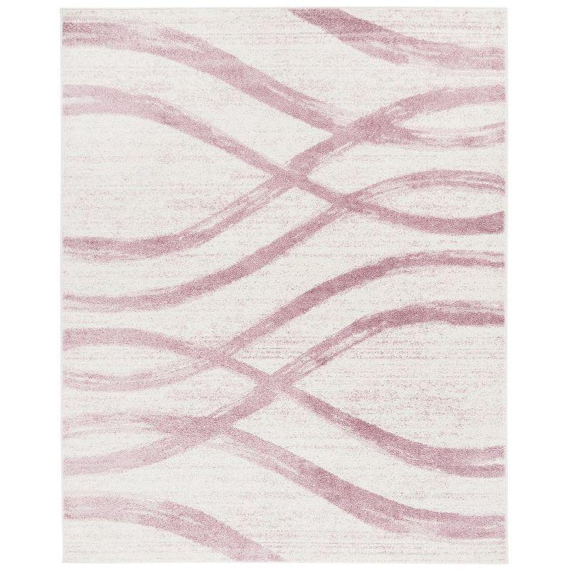 Adirondack ADR125 Machine Made Indoor Area Rug - Cream/Purple - 9'x12' - Safavieh