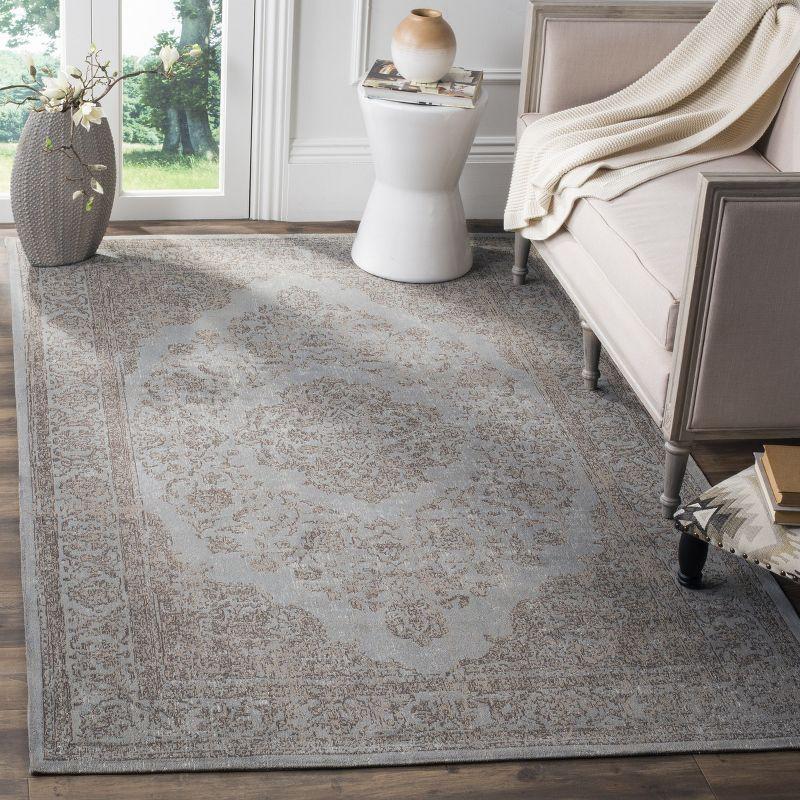 Classic Vintage CLV121 Loomed Indoor Accent Rug - Grey - 3'x5' - Safavieh