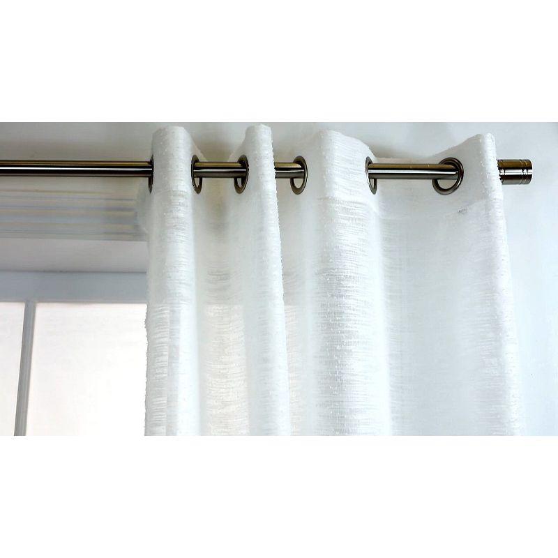 Habitat Boucle Sheer Premium Stylish and Functional Grommet Curtain Panel Surf Spray