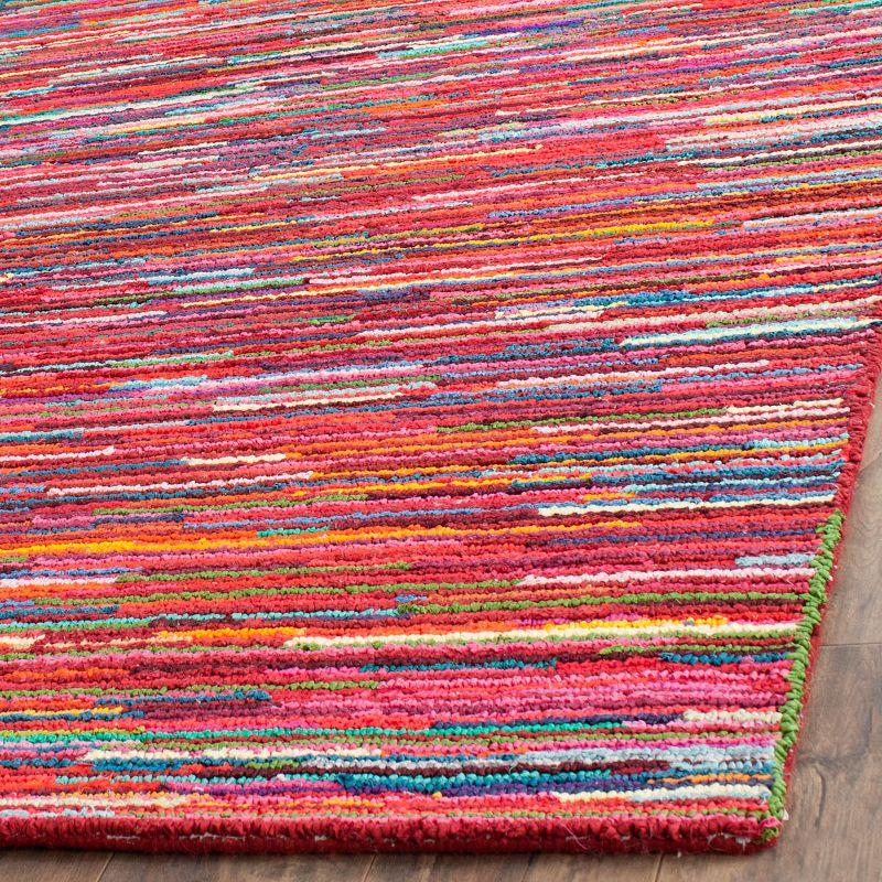 Nantucket Bliss Hand-Tufted Cotton Multicolor Square Rug