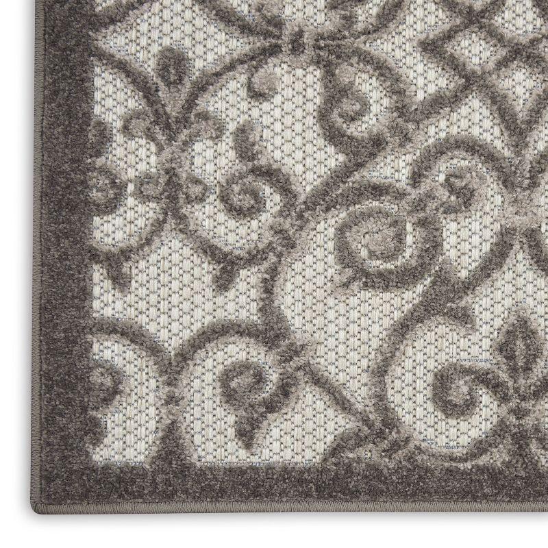 Nourison Aloha Contemporary Scroll Outdoor Rug