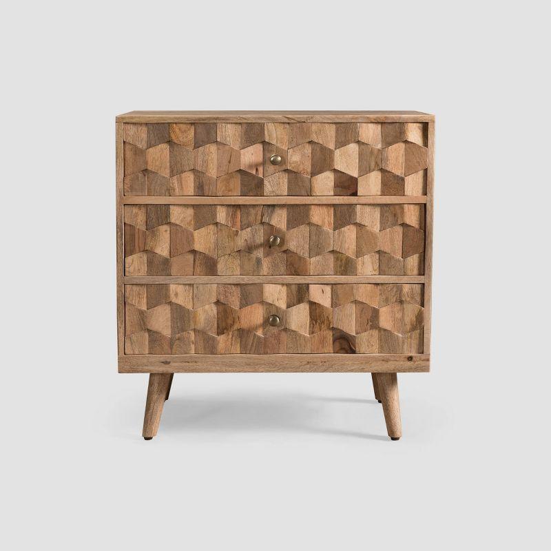 Millwood Pines 3 Drawer Dresser Chest