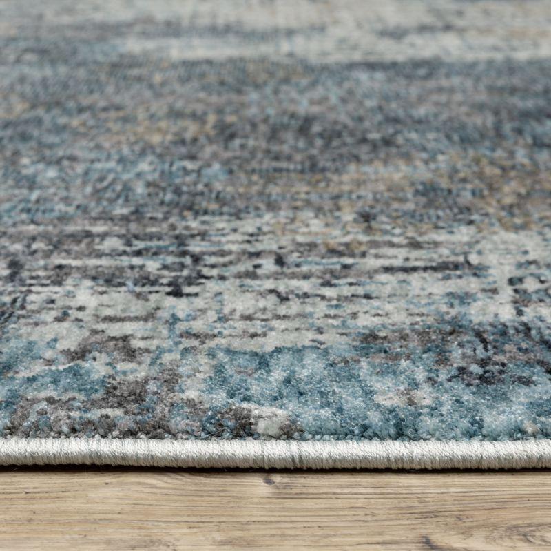 Oriental Weavers Hayden HAY03 Blue/ Grey Indoor Area Rug - 3'3" x 5'