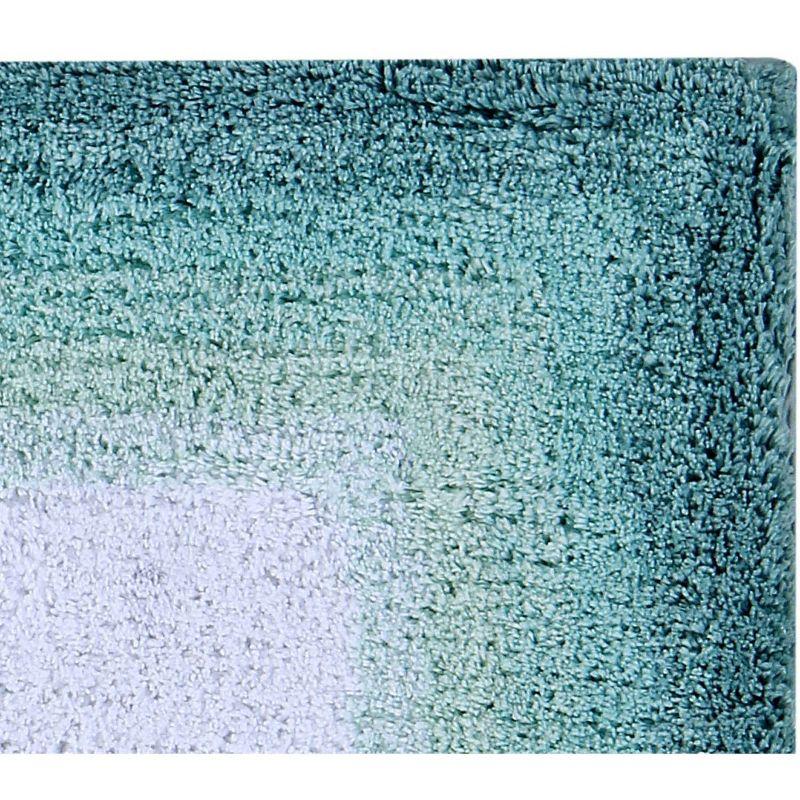 Cozy Comfort Turquoise 100% Cotton Bath Rug 21" x 34"