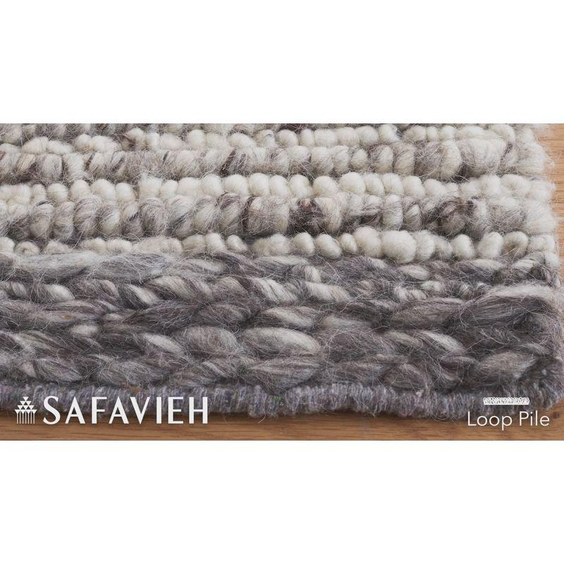 Casablanca CSB176 Hand Woven Area Rug - Grey/Ivory - 4'x6' - Safavieh.