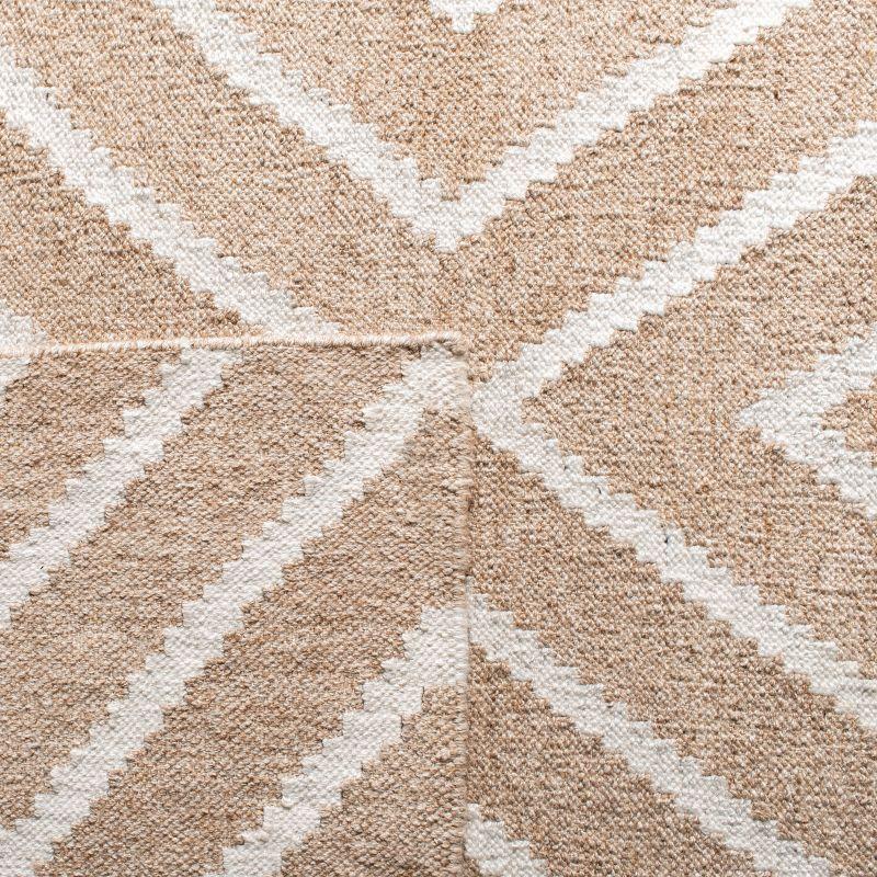 Whittlesey Hand Woven 80% Viscose, 20% Wool Geometric Rug