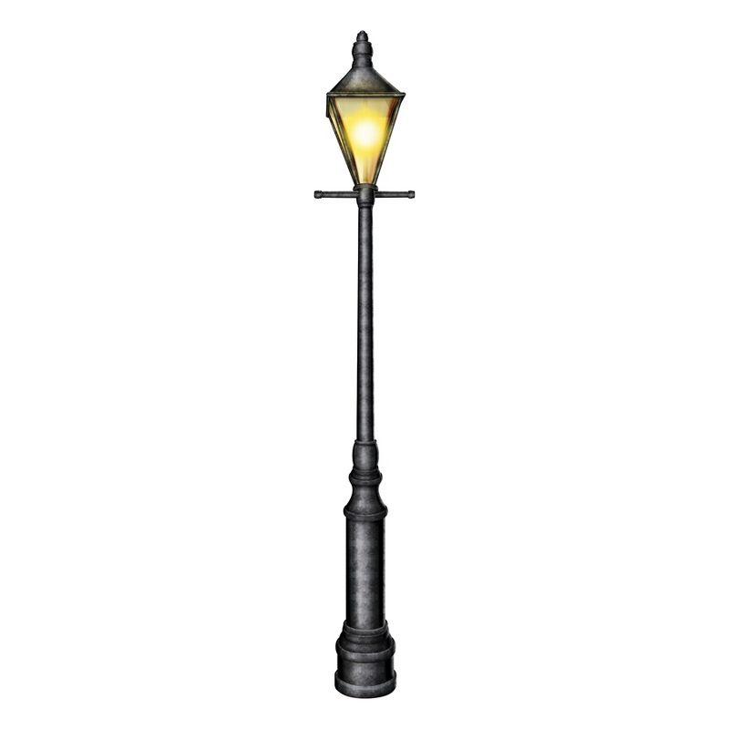 Beistle Jointed Lamppost, 6', (2/Pkg) Multicolored
