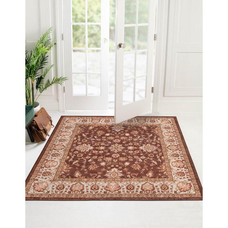 Oriental Area Rug in Red
