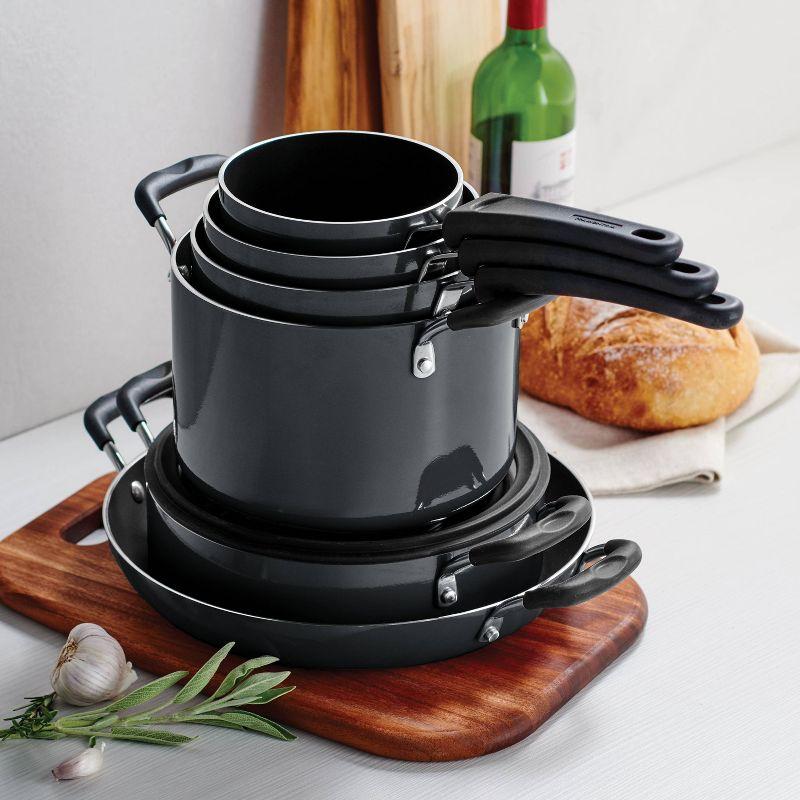 Tramontina Tramontina Aluminum Non Stick 11 Pc Nesting Cookware Set