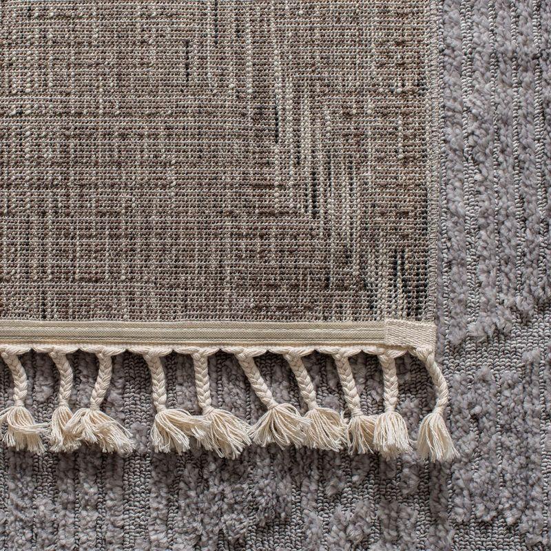 Marrakesh MRK517 Power Loomed Indoor Area Rug - Grey - 6'7"x6'7" - Safavieh