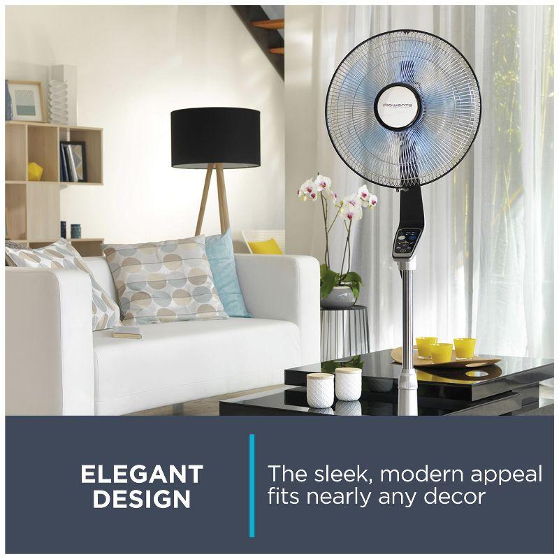Rowenta Rowenta Turbo Silence Extreme Stand Fan With 5 Speeds, Oscillating Feature, Adjustable Height And Remote