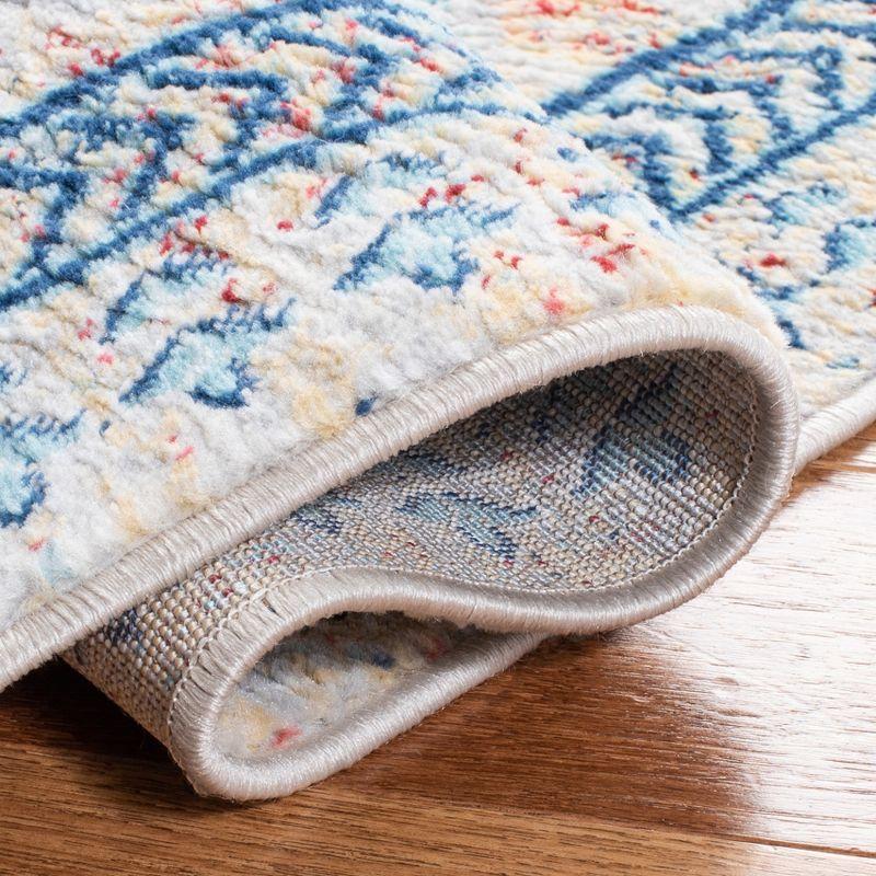 Brentwood BNT899 Power Loomed Indoor Accent Rug - Blue/Yellow - 3'x5' - Safavieh
