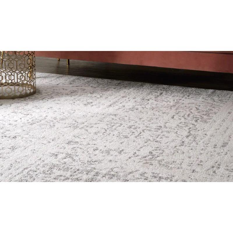 Nuloom Arlena Medallion 10x13 Indoor Area Rug for Living Room Bedroom Dining Room Kitchen, Grey/Ivory