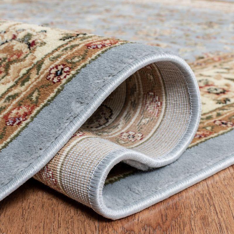 Lyndhurst LNH312 Power Loomed Area Rug - Light Blue/Ivory - 5'3"x7'6" - Safavieh.