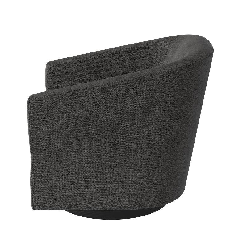 Donovan Upholstered Swivel Barrel Chair