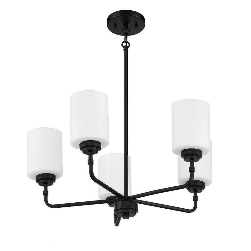 Craftmade Lighting Stowe 5 - Light Chandelier in  Flat Black