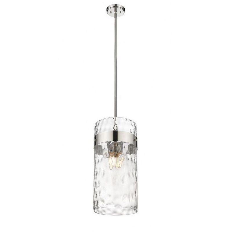 Fontaine Transitional 4-Light Indoor/Outdoor Polished Nickel Pendant