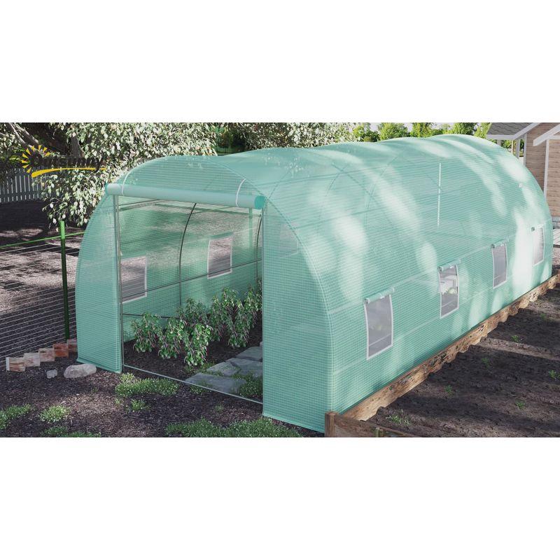 Outsunny 9.75 W x 19.75" D Greenhouse