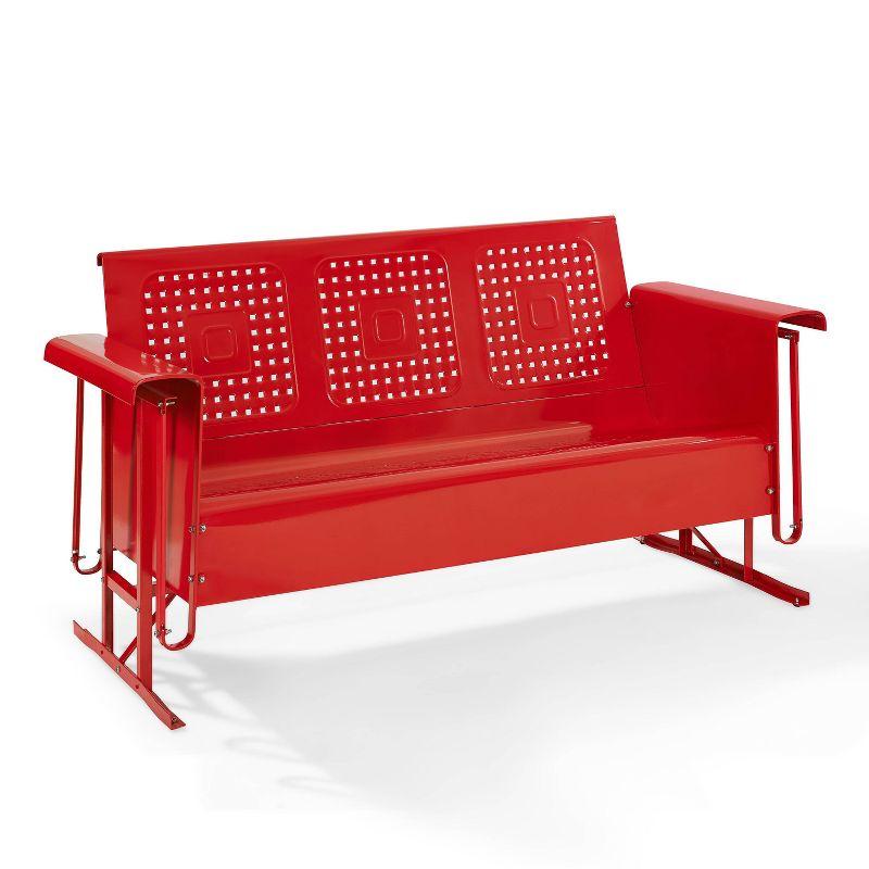 Crosley Bates Outdoor Sofa Glider Bright Red