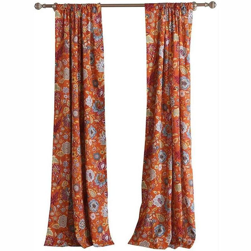 Greenland Home Fashions 1803BWP95 Astoria Spice Panel Pair 84x84