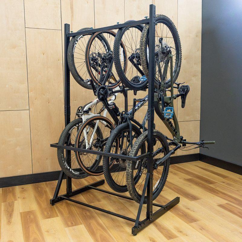 Teal Triangle Freestanding G-Bike | Holds 5 Bikes