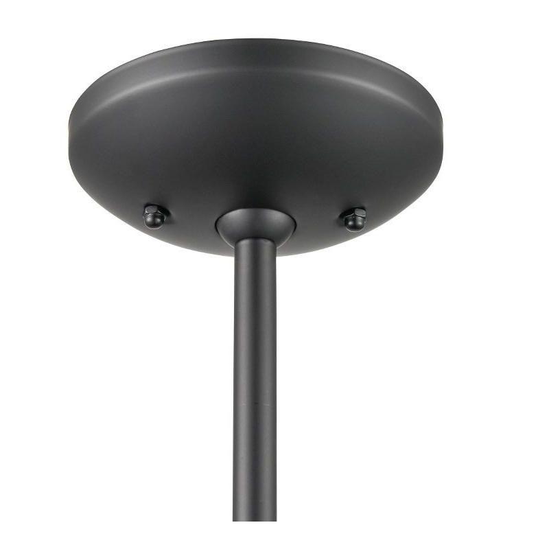 Neo-Industrial Matte Black Mini Pendant Light for Indoor/Outdoor