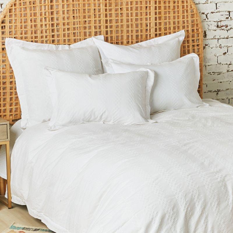 Keller White Cotton Standard Sham