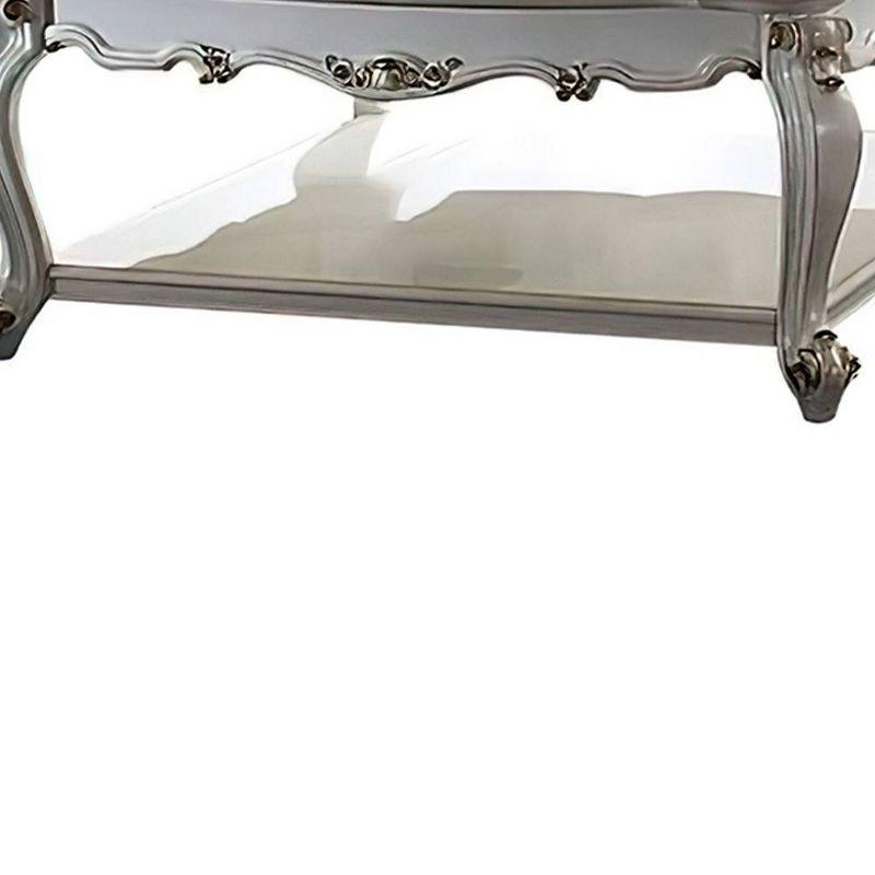 47" Picardy Coffee Table Antique Pearl - Acme Furniture