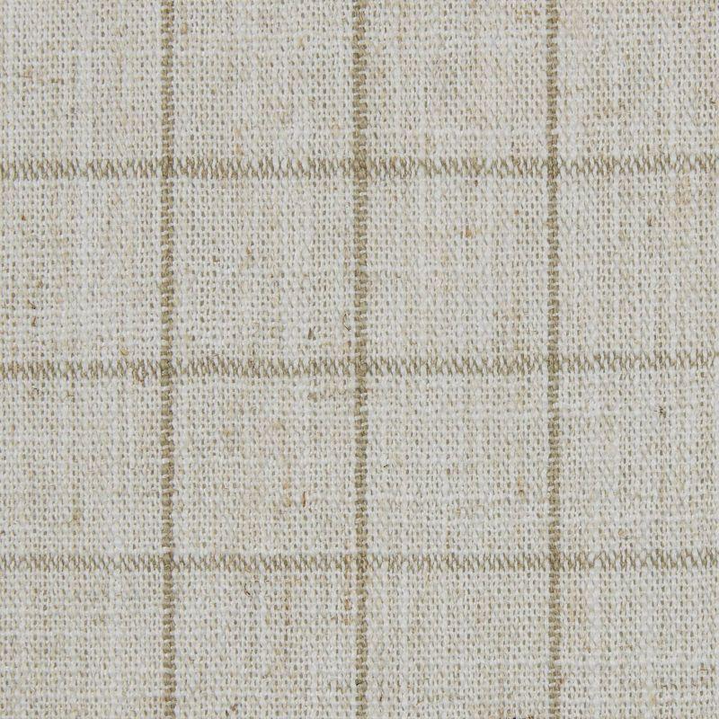 Madison Park Aria Swoop Upholstered Wing Chair Linen: Polyester, Removable Cushions, Wood Legs