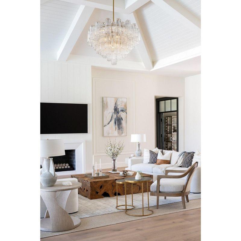 Crystorama Lighting Addis 16 - Light Chandelier in  Aged Brass