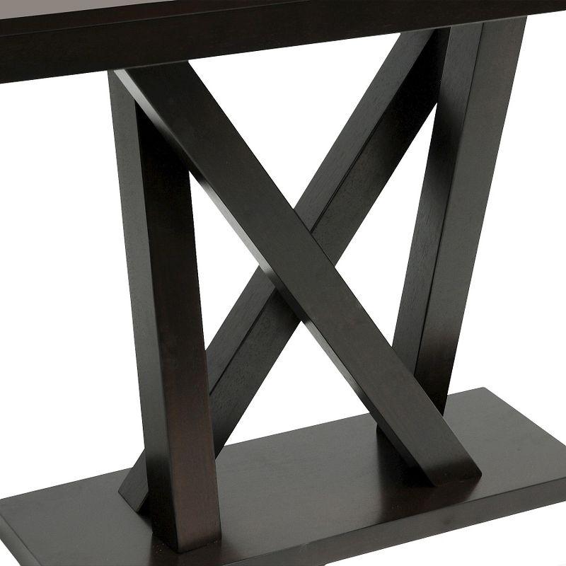 Everdon Modern Sofa Table Dark Brown - Baxton Studio